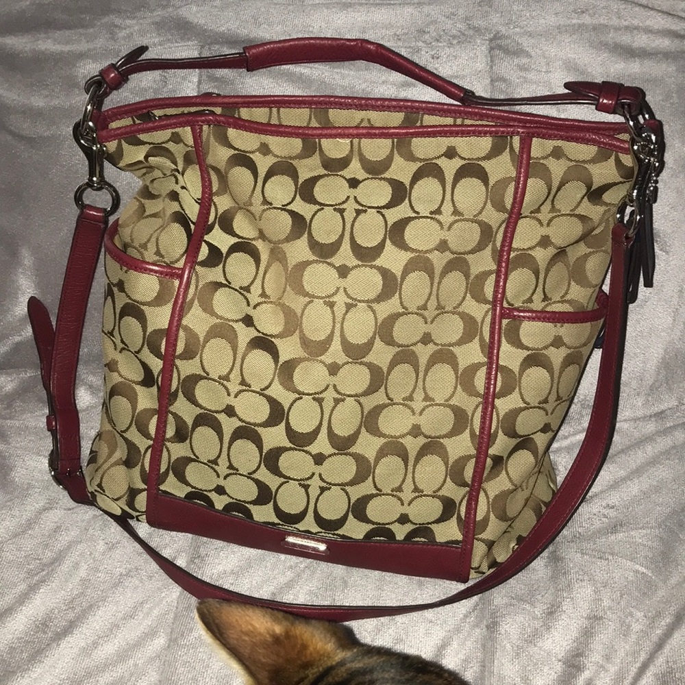 COACH Signature canvas LARGE Hobo